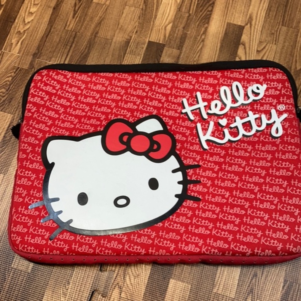 Hello Kitty laptop case.